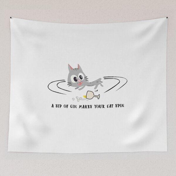 Item preview, Drunken cat - Funny cat shirt  designed and sold by OVMEngemann.