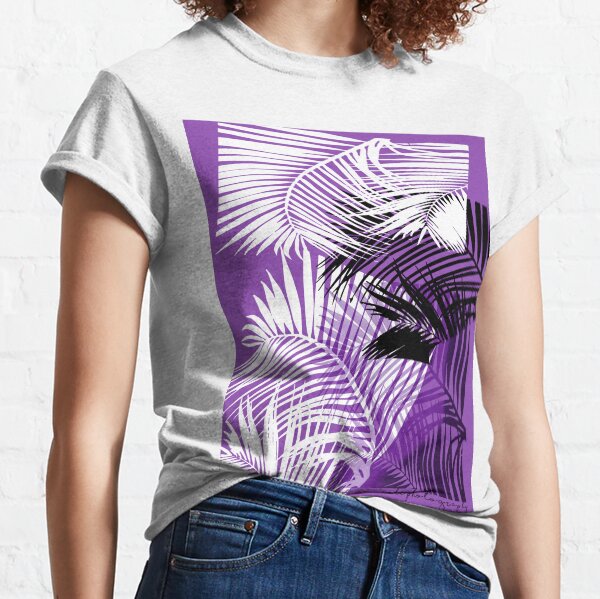 Passionate Purple Palms Classic T-Shirt