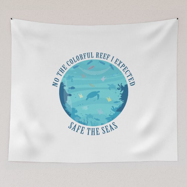 Item preview, Sea without plastic - envoronmental protection designed and sold by OVMEngemann.
