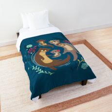 Otter Family Comforter