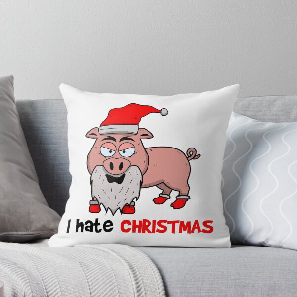 Item preview, Santa Pig hates christmas designed and sold by OVMEngemann.