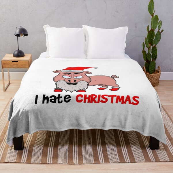Item preview, Santa Pig hates christmas designed and sold by OVMEngemann.