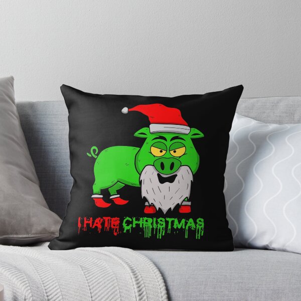 Item preview, Santa Pig hates christmas designed and sold by OVMEngemann.
