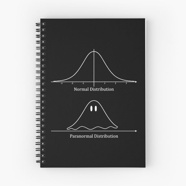 Aperçu de l'œuvre Distribution normale, Distribution paranormale Don en mathématiques créée et vendue par Bethcentral Designs.