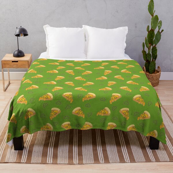 Item preview, Green Pizza Pattern designed and sold by albacarballo.