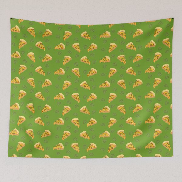 Item preview, Green Pizza Pattern designed and sold by albacarballo.