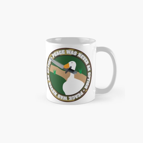 Untitled Goose • Peace Was Never An Option For This Goose! Classic Mug