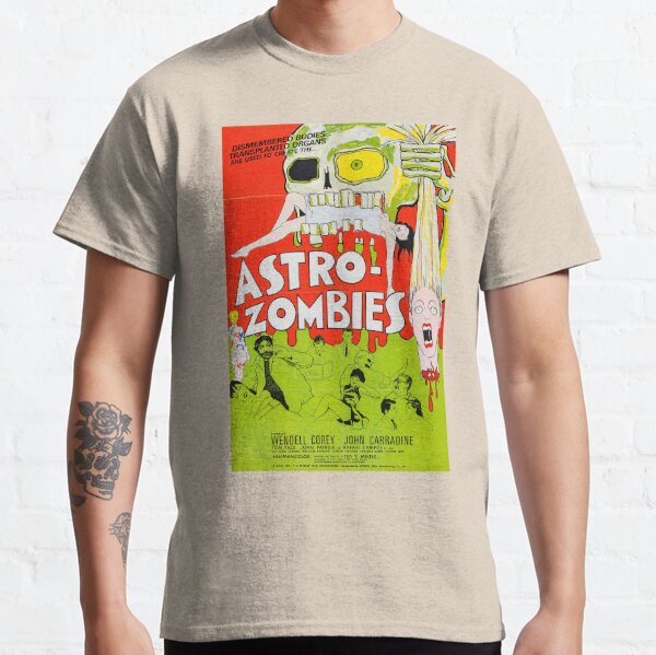 Astro Zombies T Shirts Redbubble - zombie halloween t shirt roblox