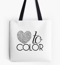 Love to Color Tote Bag