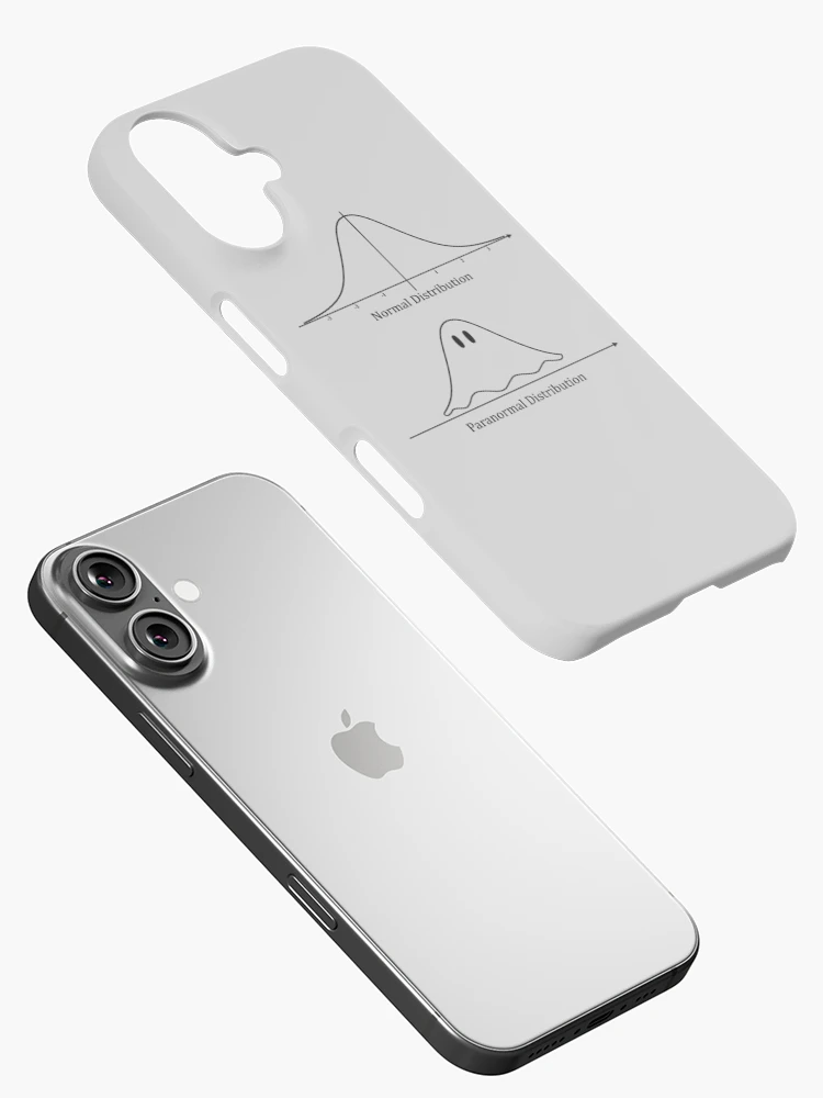 Thumbnail 2 of 4, iPhone Case, Normal Distribution, Paranormal Distribution Math Gift designed and sold by Bethcentral Designs.