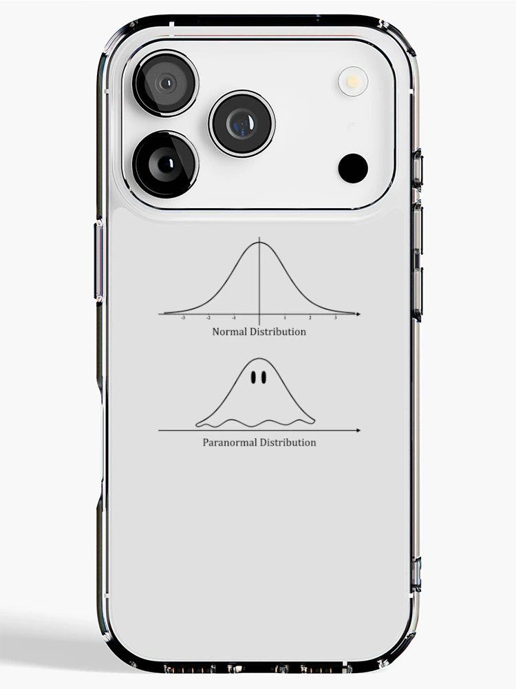 Thumbnail 1 of 5, iPhone Case, Normal Distribution, Paranormal Distribution Math Gift designed and sold by Bethcentral Designs.
