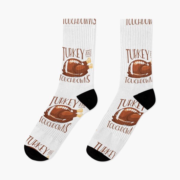 Item preview, Turkey and Touchdowns - Football - Thanksgiving Shirt designed and sold by bkfdesigns.