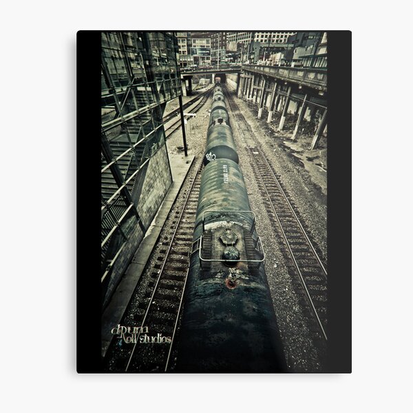 you are waiting for a train Metal Print