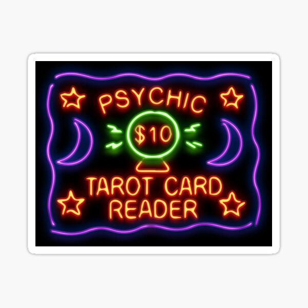 Psychic — Tarot Card Reader Sticker