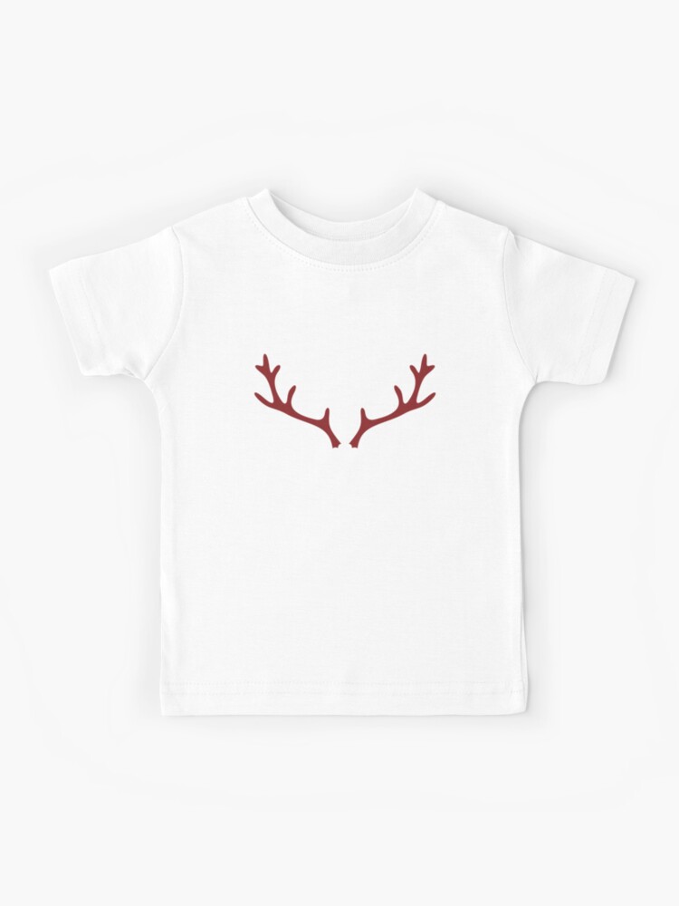 Red Reindeer Christmas Redbubble by | Antlers\