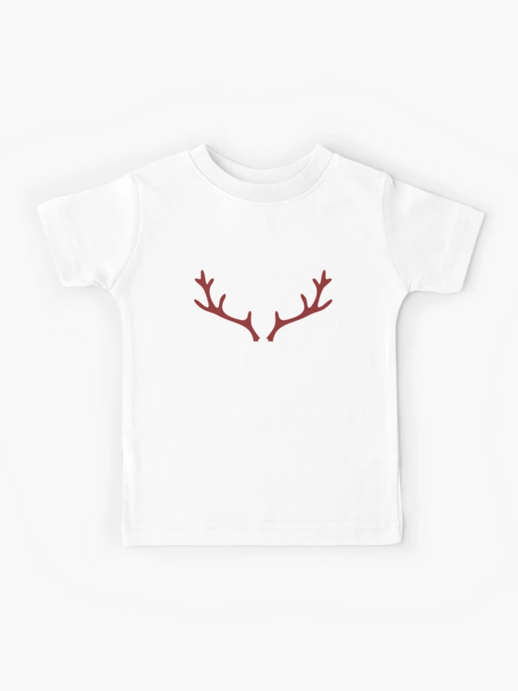 | for T-Shirt eknicole Sale Redbubble by Christmas Reindeer Kids Antlers\