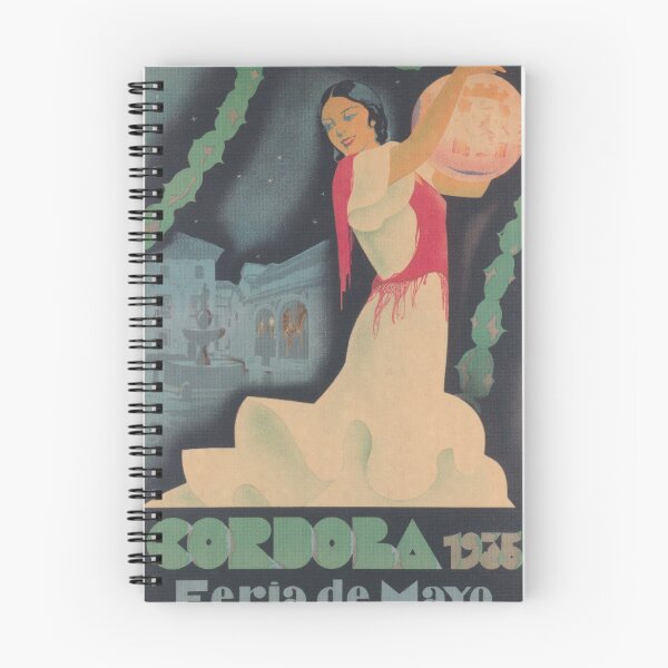 Item preview, Cordoba, Spain Vintage Travel Poster designed and sold by vintagevivian.