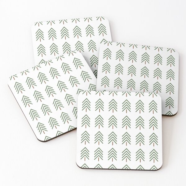 Item preview, Green Pine Tree Pattern designed and sold by elmma design.
