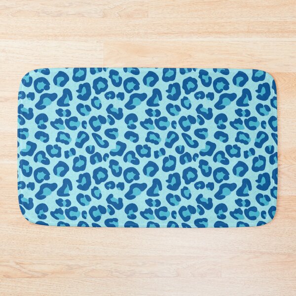 Item preview, Leopard Print in Light Chambray to Dark Denim Blue designed and sold by Marymarice.