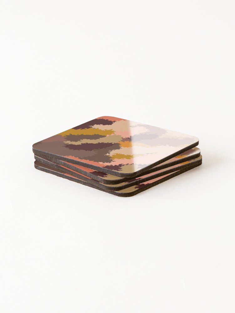 Thumbnail 4 of 5, Coasters (Set of 4), Patchwork Paint Pattern designed and sold by deecdee.