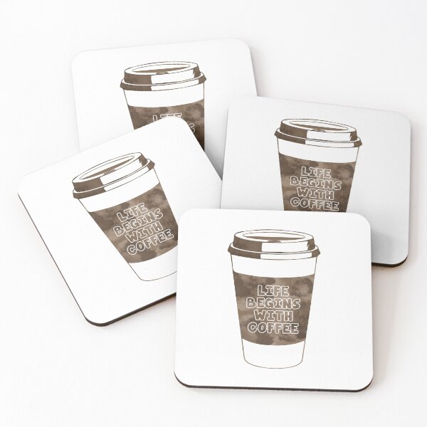 Item preview, Life Begins With Coffee designed and sold by AprilSLDesigns.