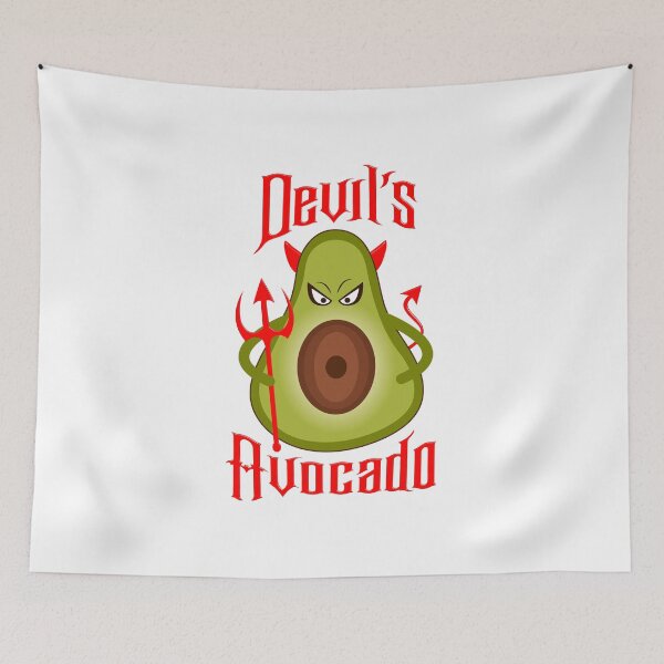 Item preview, Avocado Funny Halloween Devil's Avocado designed and sold by phoxydesign.