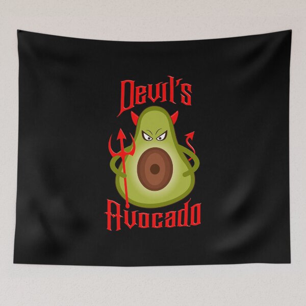Item preview, Avocado Funny Halloween Devil's Avocado designed and sold by phoxydesign.