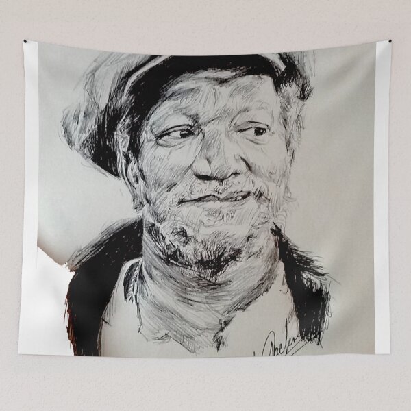 Item preview, Redd Foxx designed and sold by Portraits by Billy H. Jackson.