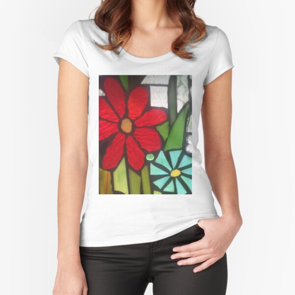 Glowing Garden Fitted Scoop T-Shirt