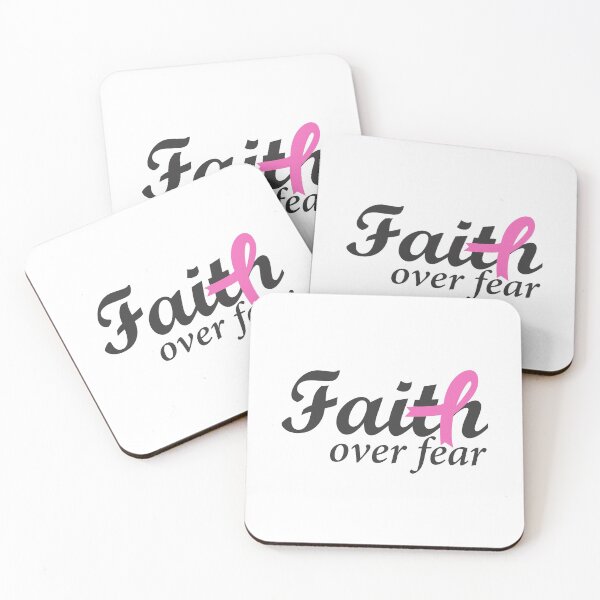 Item preview, Faith Over Fear Breast Cancer designed and sold by Crystellia.
