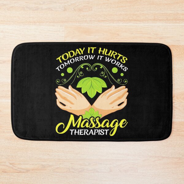 Item preview, Today It Hurts Tomorrow It Works Massage Therapist designed and sold by perfectpresents.