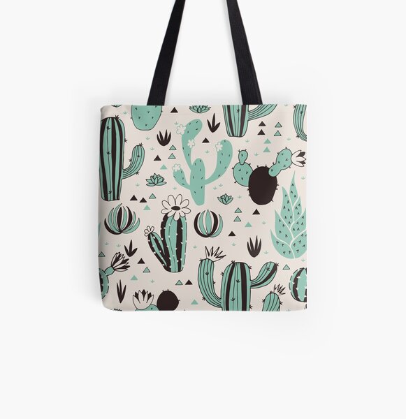 Cacti All Over Print Tote Bag