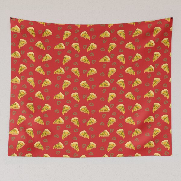 Item preview, Red Pizza Pattern designed and sold by albacarballo.
