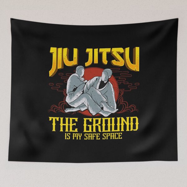 Item preview, The Ground Is My Safe Space Funny Jiu Jitsu BJJ designed and sold by perfectpresents.