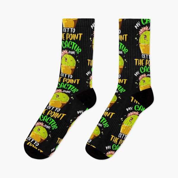 Item preview, My Cactus Puns Get To The Point Winking Plant designed and sold by perfectpresents.