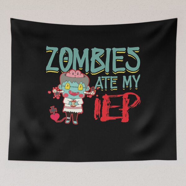 Item preview, Zombies Ate My IEP Funny Halloween School Teacher Costume Gift designed and sold by Dressed For  Duty.