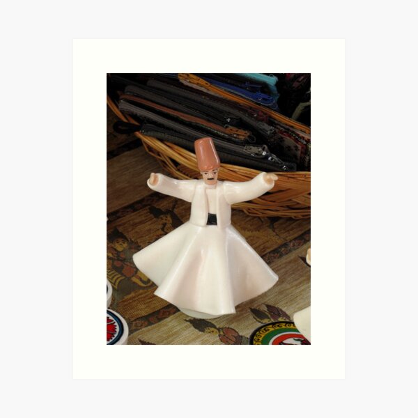 Whirling Dervish (Figurine Style that Is) Art Print