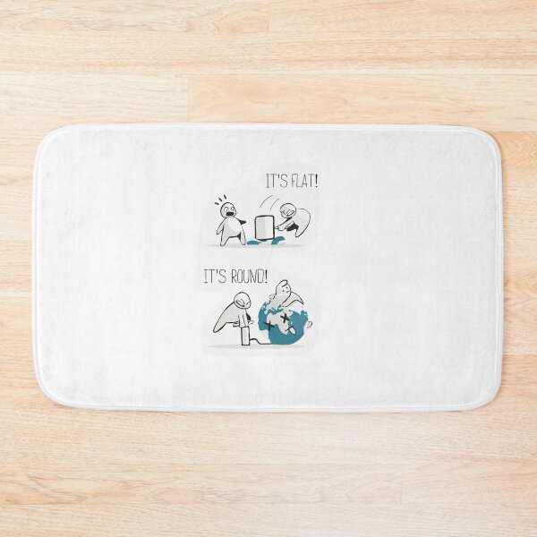 Item preview, Flat Earth Vs Round Earth designed and sold by Mashz.