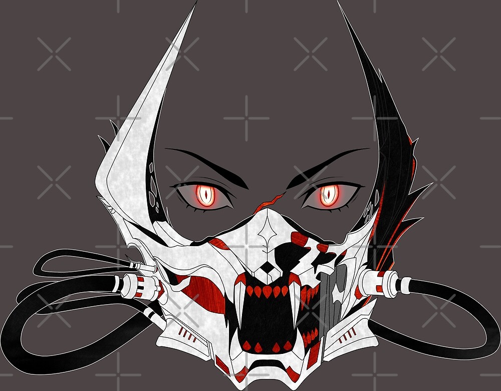 Code Vein Hound Mask By Anruimurasaki Redbubble