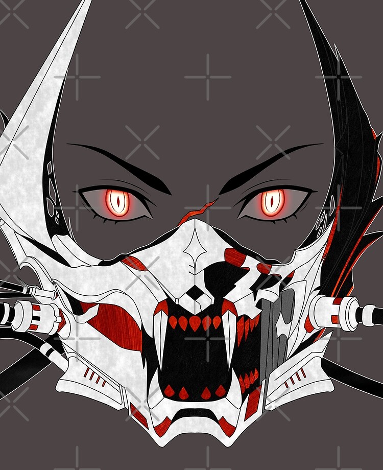 Code Vein Hound Mask Ipad Case Skin By Anruimurasaki Redbubble