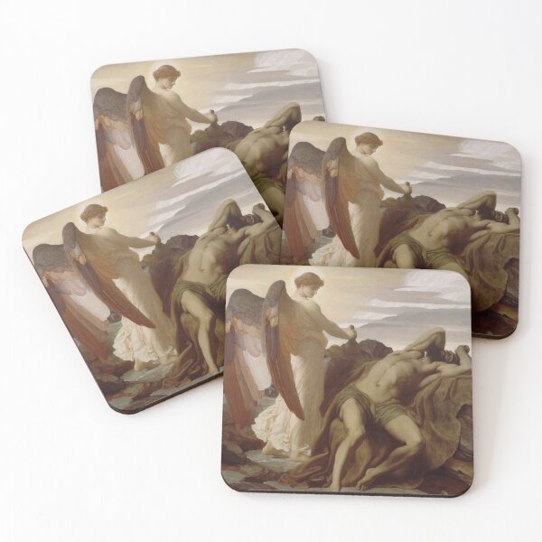Item preview, Frederic Leighton - Elijah in the Wilderness - Circa 1877 - Oil on Canvas designed and sold by CrankyOldDude.