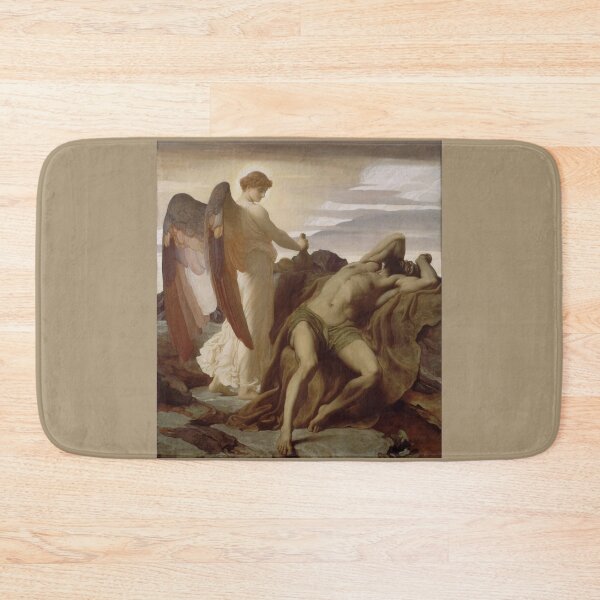 Item preview, Frederic Leighton - Elijah in the Wilderness - Circa 1877 - Oil on Canvas designed and sold by CrankyOldDude.