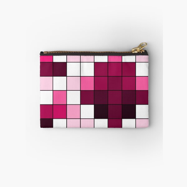 Item preview, Modern Pink, Black, and White Geometric Squares designed and sold by Blkstrawberry.