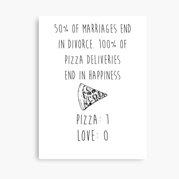 Pizza > Love Canvas Print