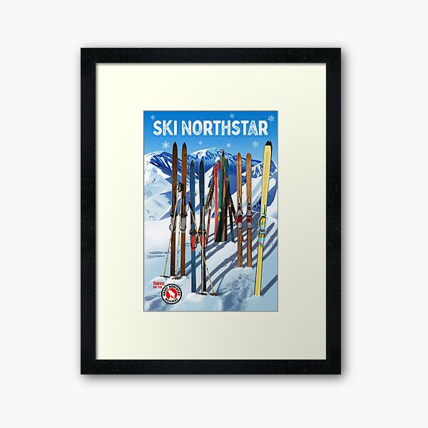 Item preview, Vintage-Style Ski Northstar Travel Poster designed and sold by travelwitheric.
