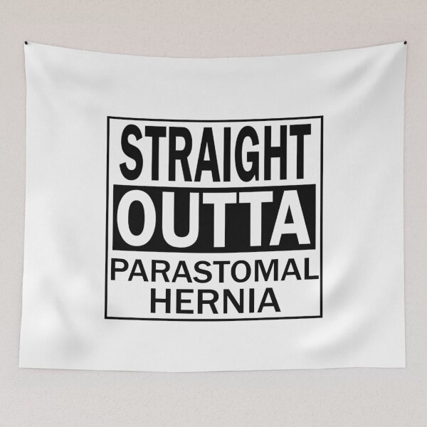 Item preview, Ostomy Straight Outta Parastomal Hernia Stoma Reversal Surgery designed and sold by wordsonly.