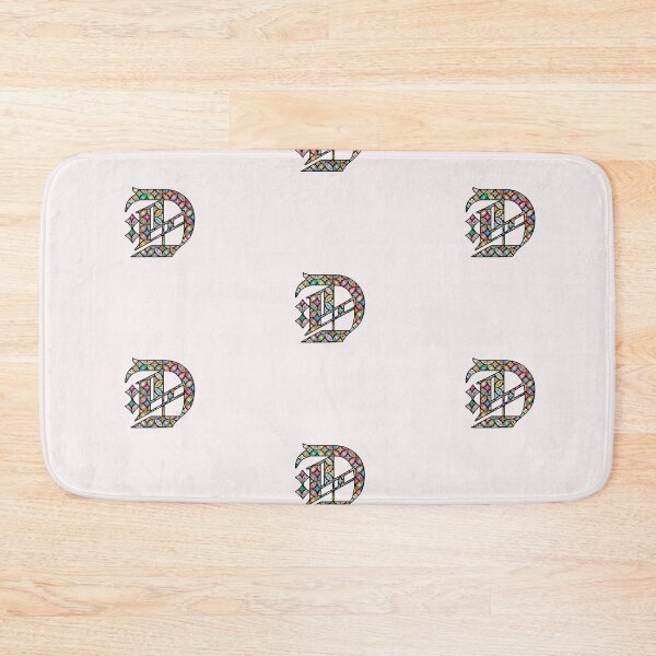 Item preview, Multi Metallic Colored Floral Letter D designed and sold by Crobin1961.