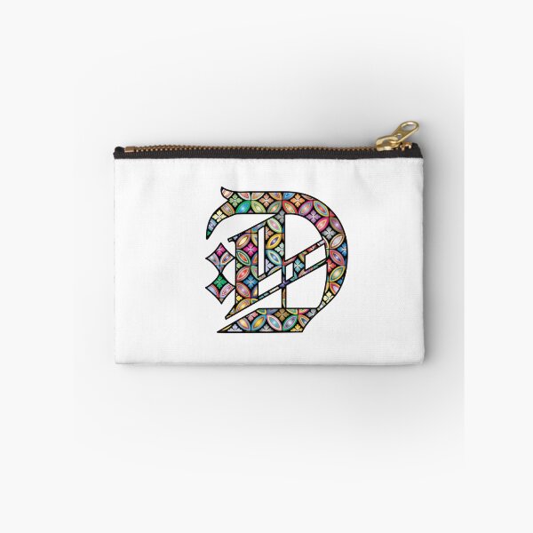 Item preview, Multi Metallic Colored Floral Letter D designed and sold by Crobin1961.