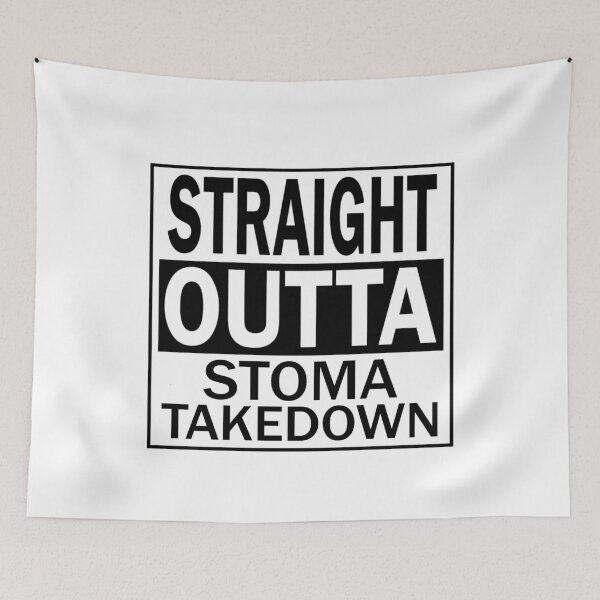 Item preview, Ostomy Straight Outta Stoma Takedown Reversal Surgery designed and sold by wordsonly.