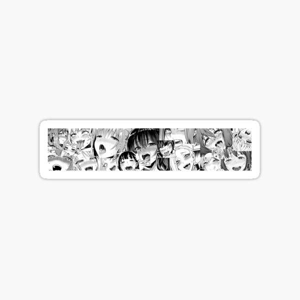 Anime Faces Stickers Redbubble - yung bratz roblox id code boku no roblox free quirks